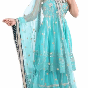 FEROZA PEPLUM SHARARA SUIT