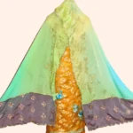 Mustard Suit With Tie Dye Dupatta