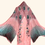 Peach Full Suit With Tabbi Silk Tie Dye Dupatta