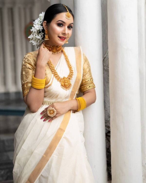 White Bridal Saree