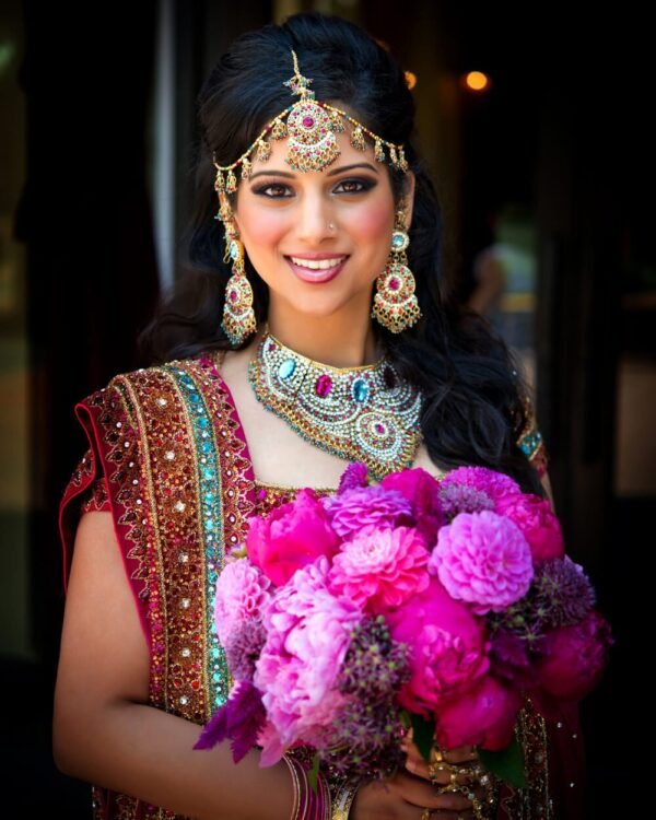 Embroidered Woven Silk Lehenga