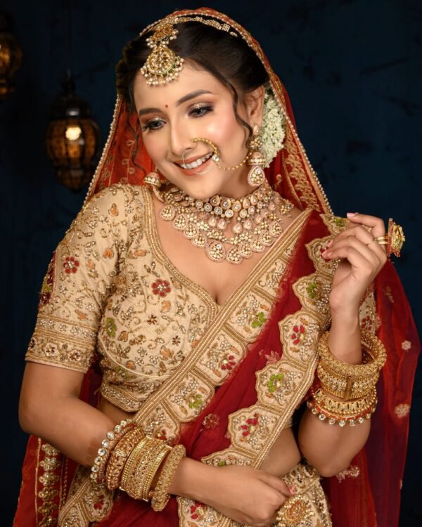 Satin Bridal Lehenga