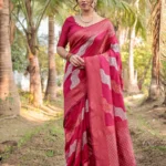 Pure Banarasi Silk Saree Weaved With Zari Comes With Heavy Banarasi Brocade Blouse