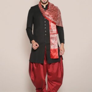 Men's Printed Ajrakh Stole