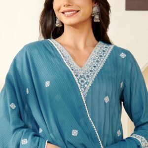 Mehraab Wahida Blue Dupatta