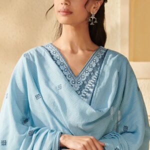 Mehraab Roheen Blue Dupatta