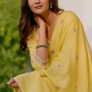 Mehraab Zaina Yellow Dupatta