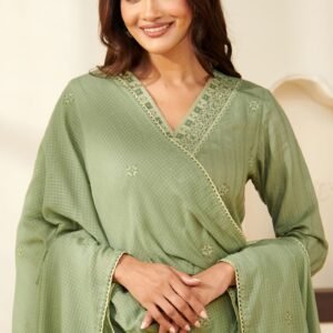 Mehraab Falak Green Dupatta