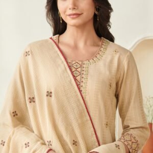 Mehraab Rumeha Beige Dupatta