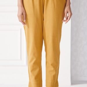 Roza Jiya Mustard Narrow Pants