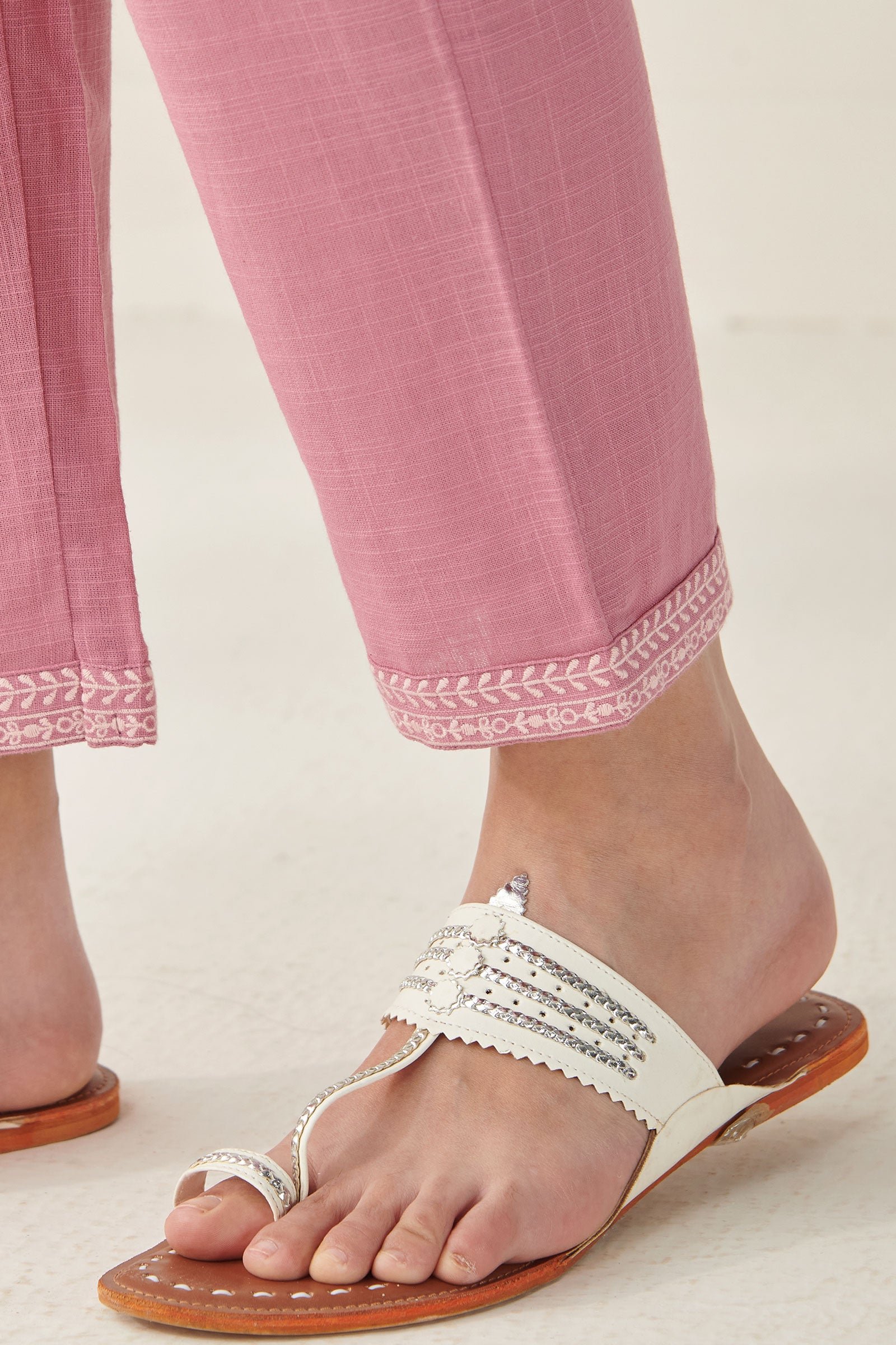 Mehraab Rumeha Pink Narrow Pants