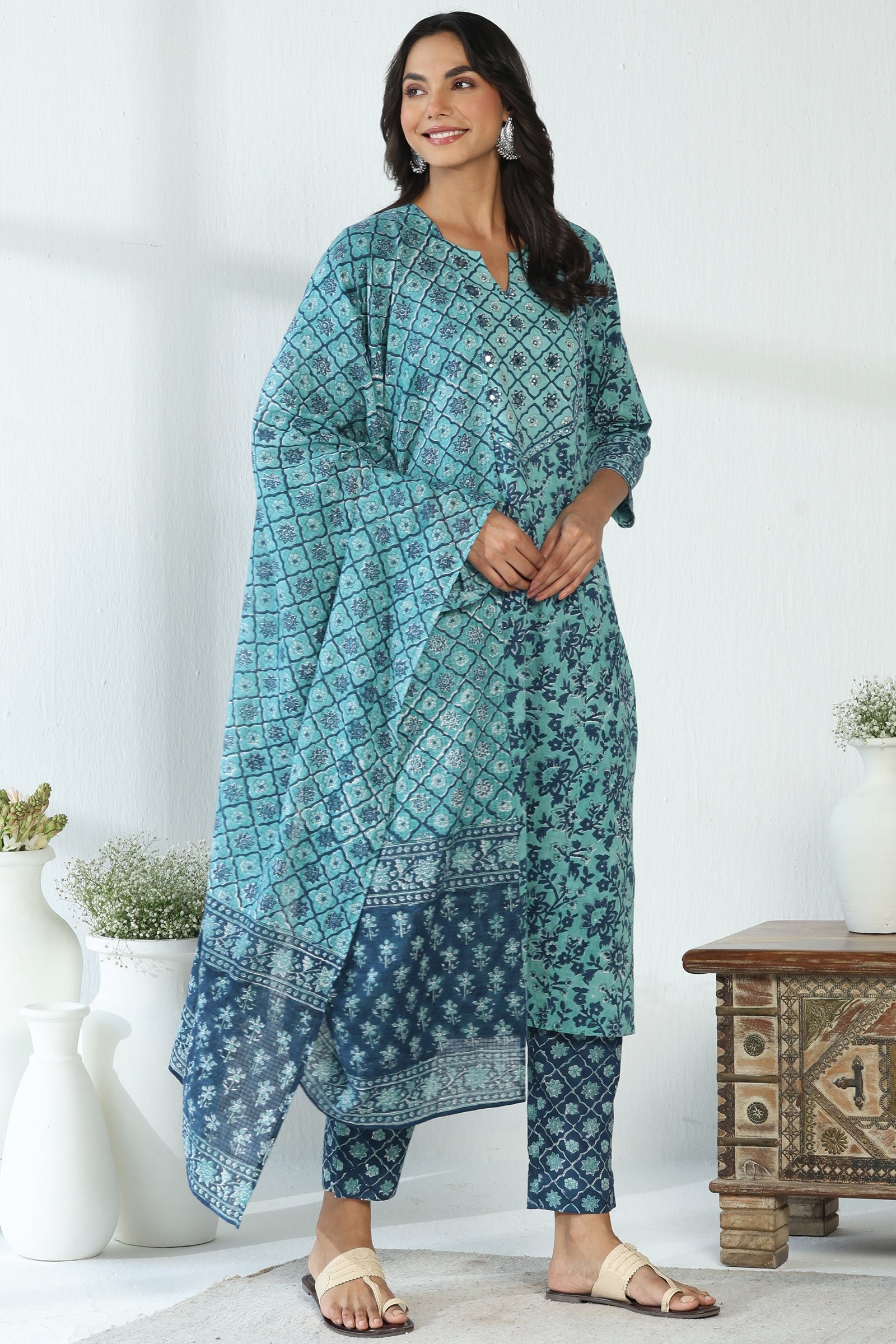 Neelofar Shirin Sanganeri Dupatta