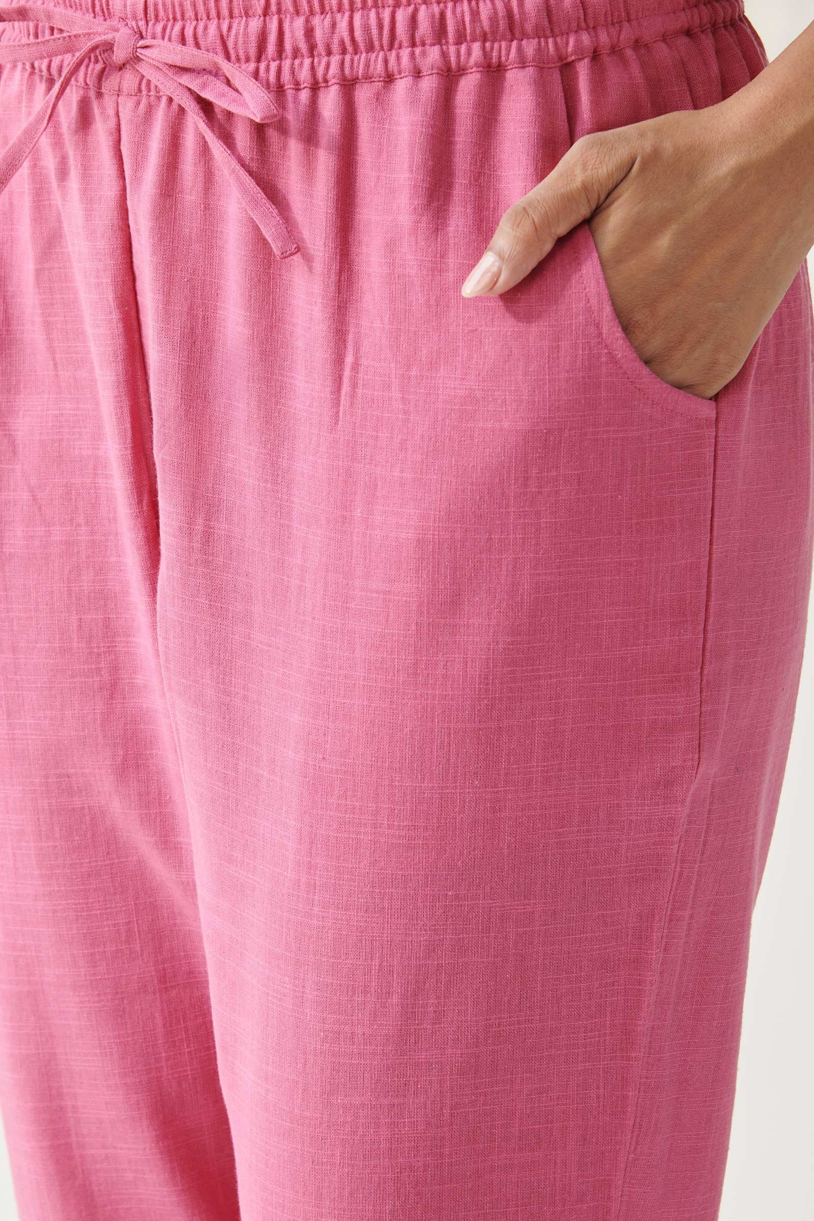 Roza Rehana Pink Narrow Pants