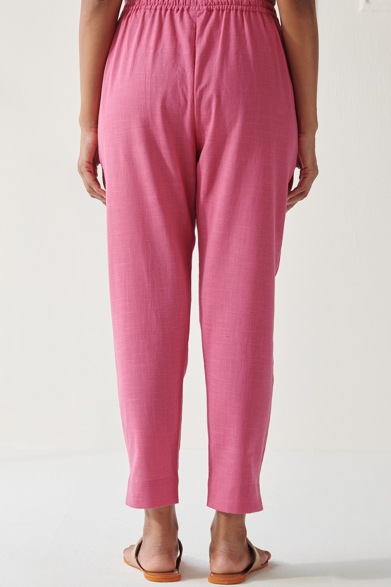 Roza Rehana Pink Narrow Pants
