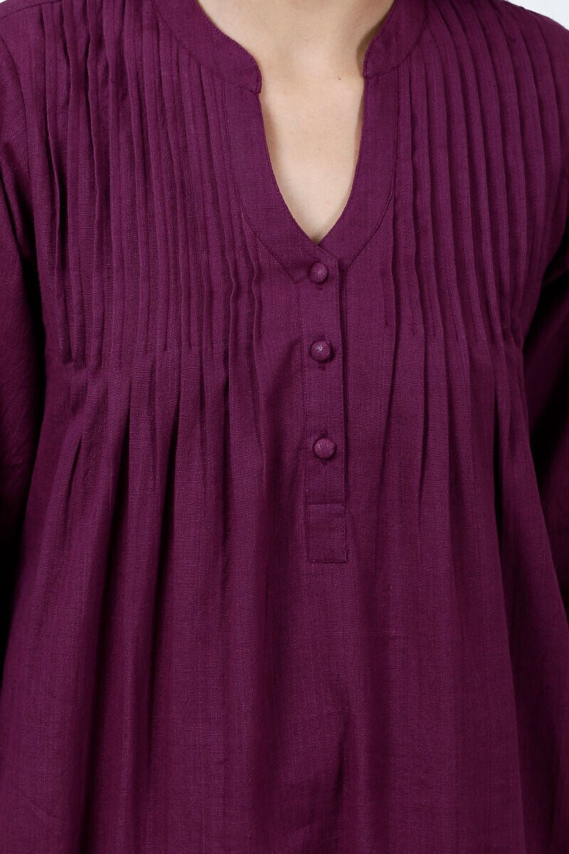 Roza Purple Top
